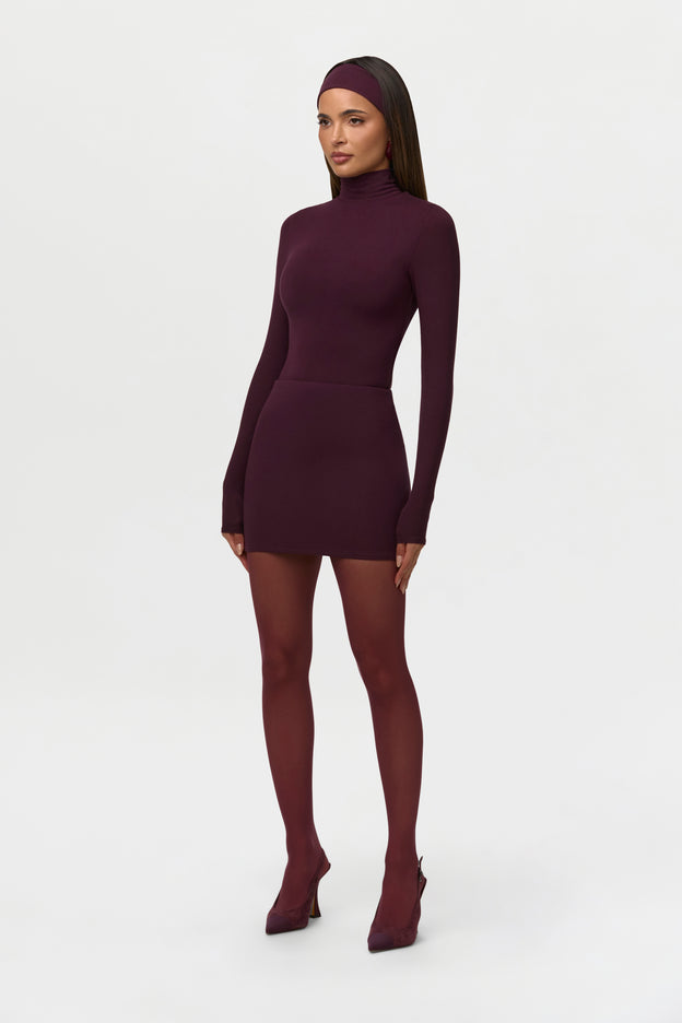 Butter Contour Mini Skirt