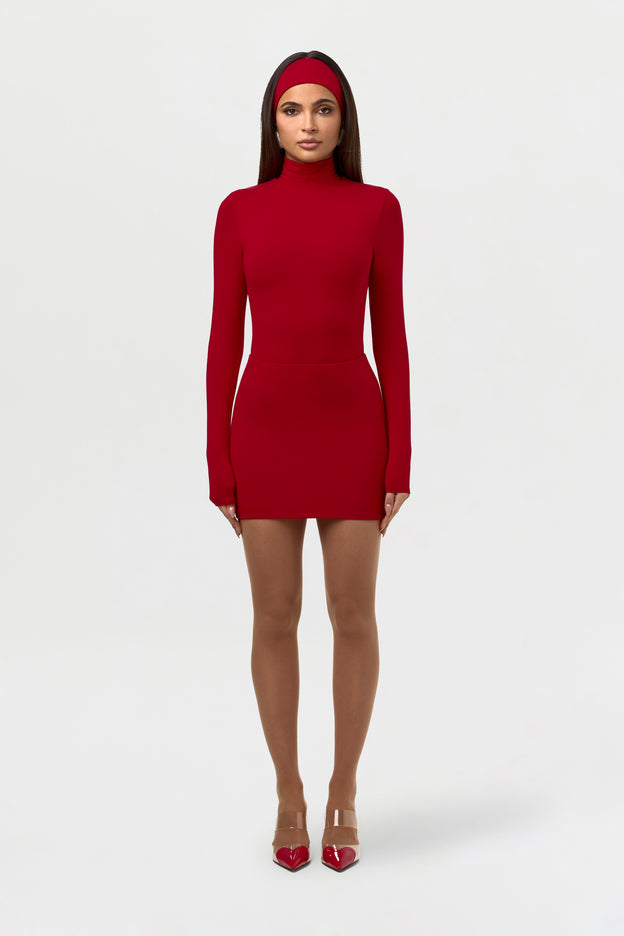 Butter Contour Mini Skirt