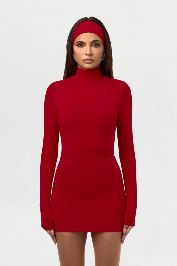 Butter Contour Mini Skirt
