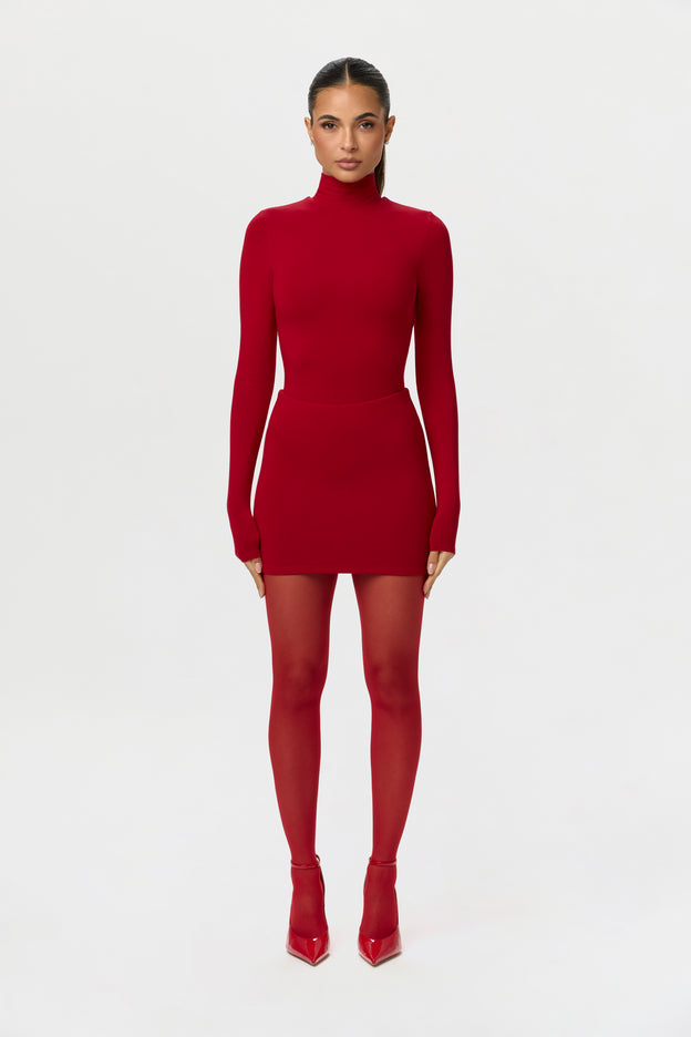Butter Contour Mini Skirt