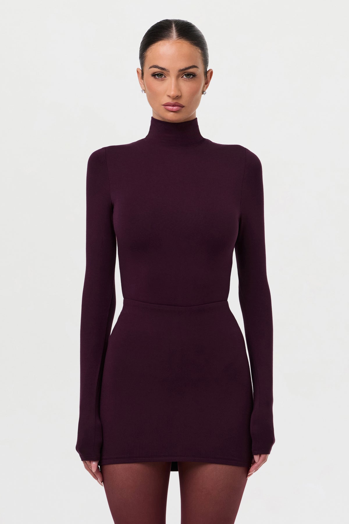 Naked Wardrobe Butter Contour Mini Skirt