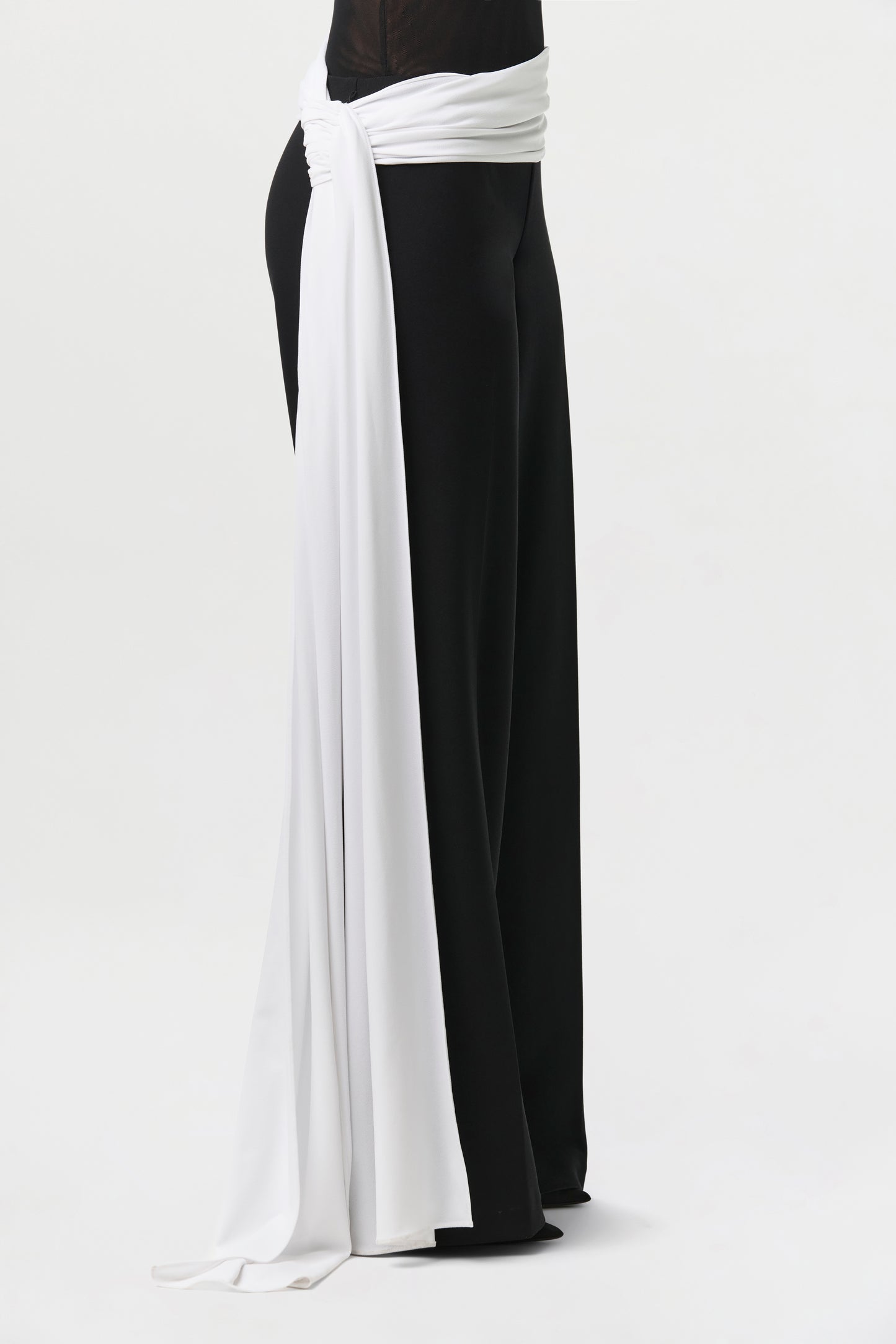 Suiting Contrast Straight Leg Pant
