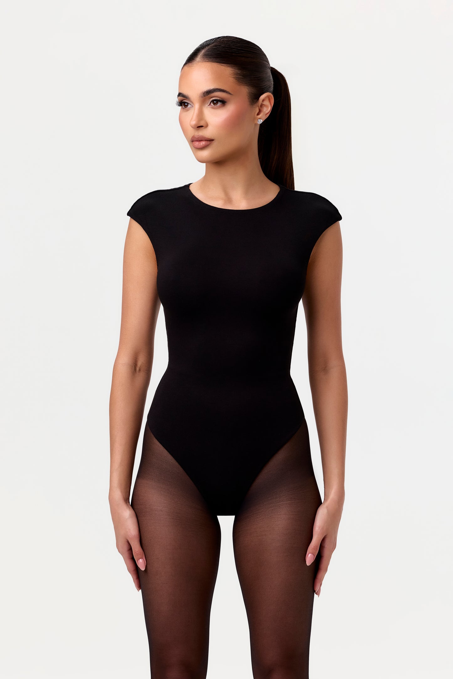 Smooth Cap Sleeve Bodysuit