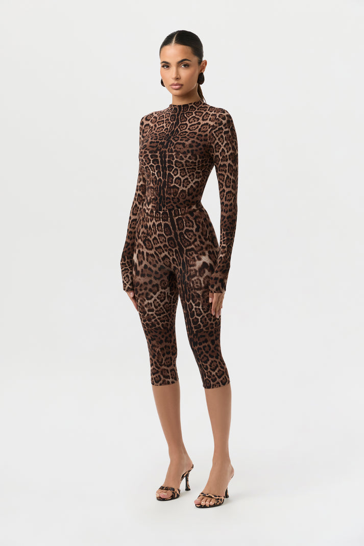 Naked Print Capri Leggings – Naked Wardrobe