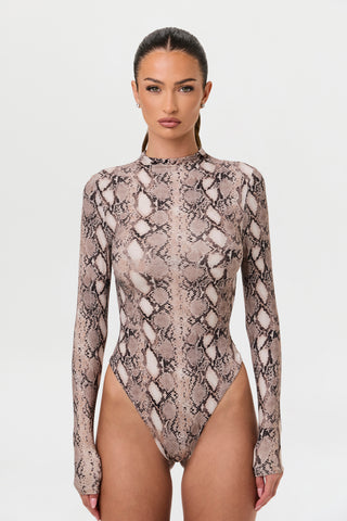 Naked Print Bodysuit