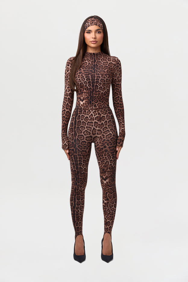 Naked Print Stirrup Legging Petite
