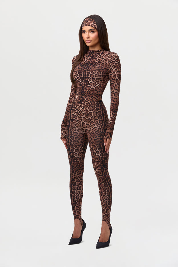 Naked Print Stirrup Legging Petite
