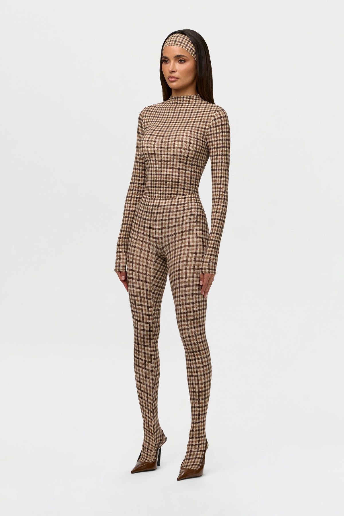 Naked Print Closed Toe Leggings Petite