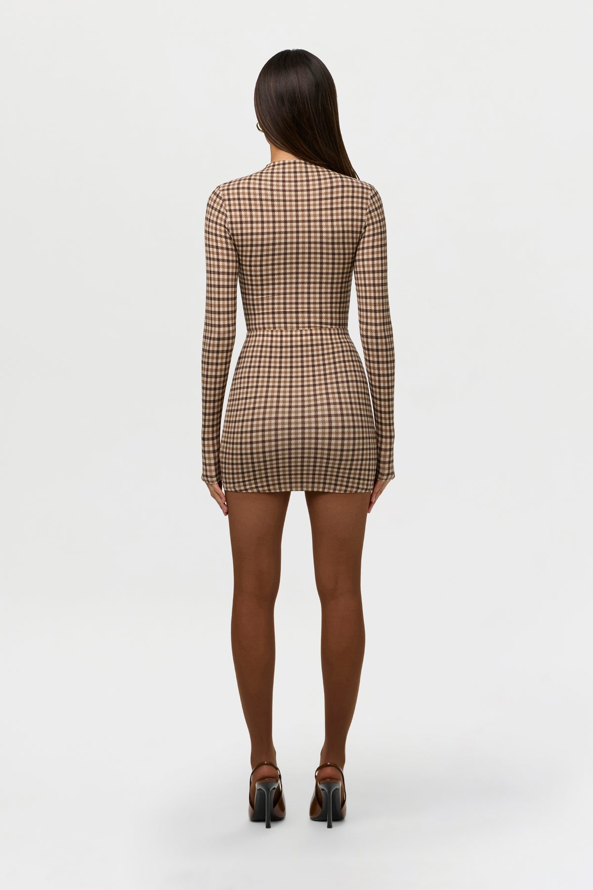 Naked Print Mini Skirt