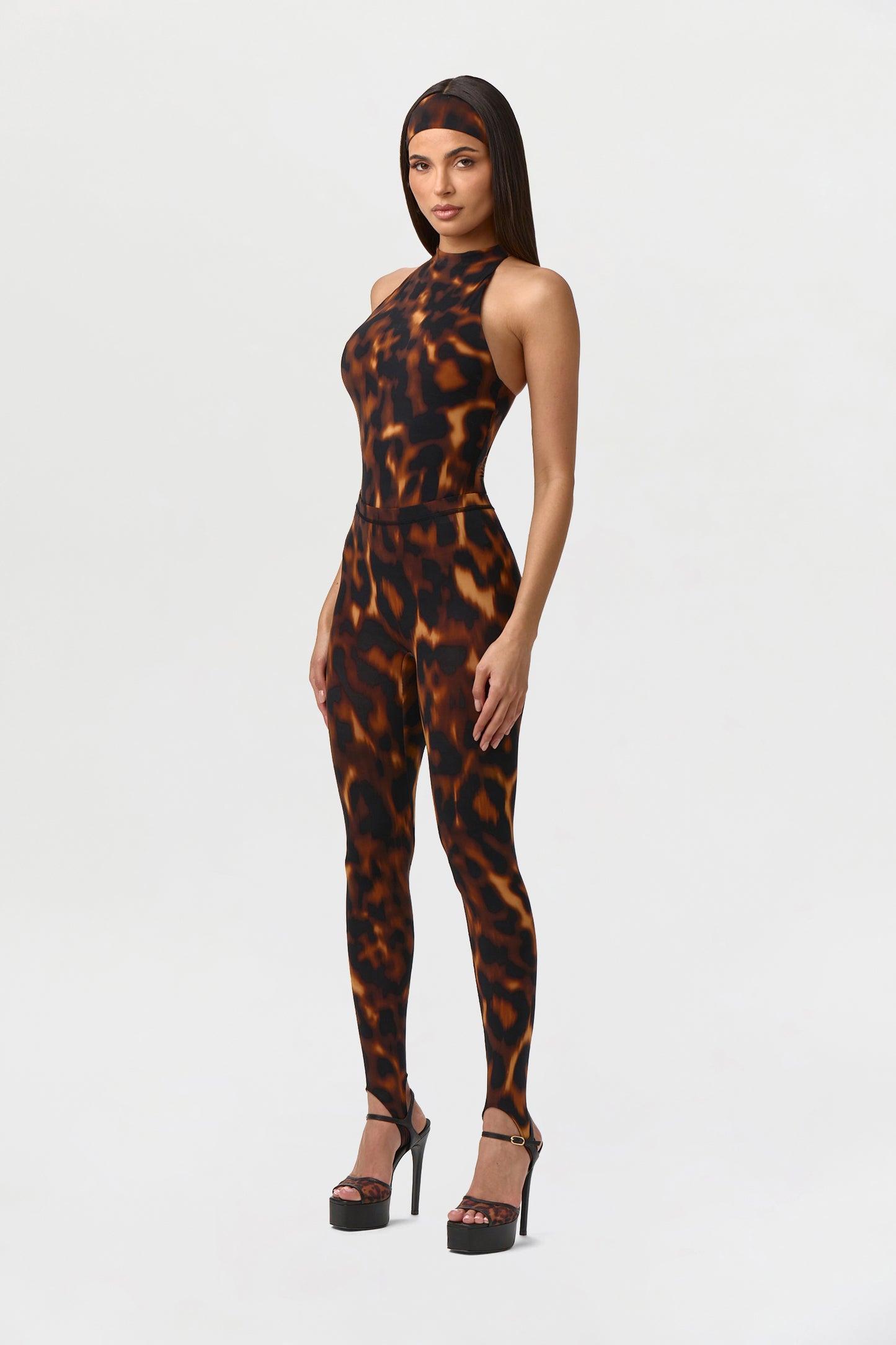 Naked Print Stirrup Legging