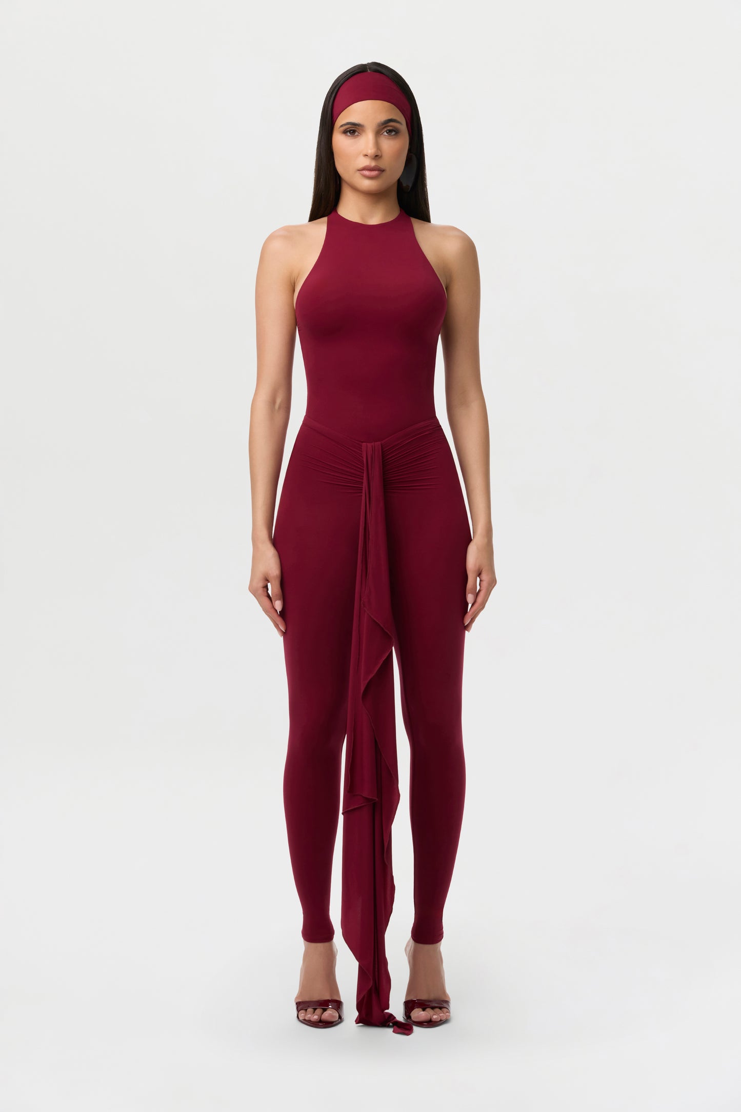 Sangria Naked Cinched Front Leggings Petite