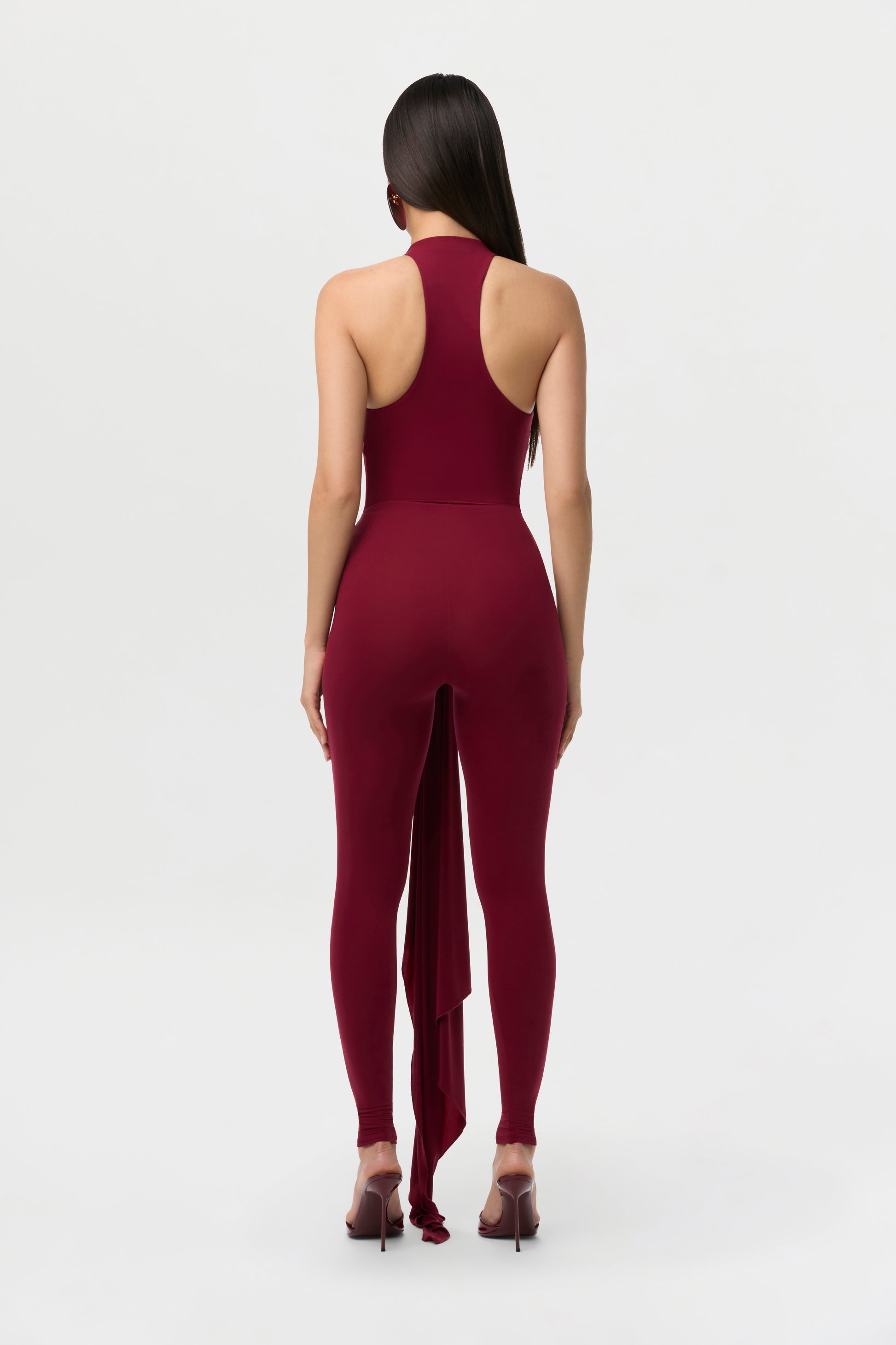 Sangria Naked Cinched Front Leggings Petite