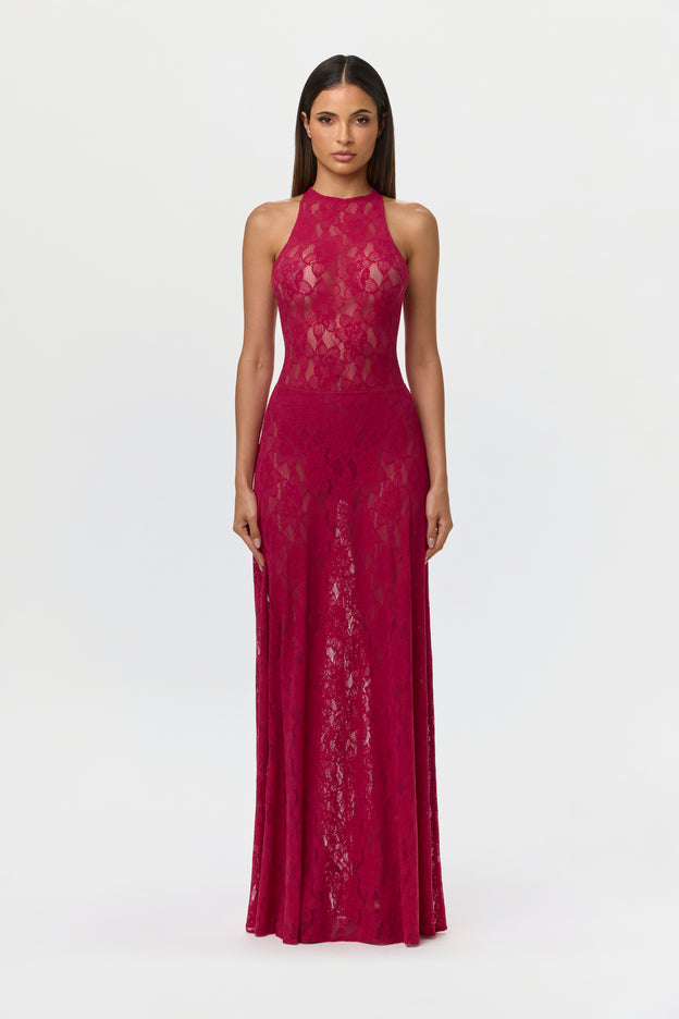 Stretch Lace Racerback Bodysuit