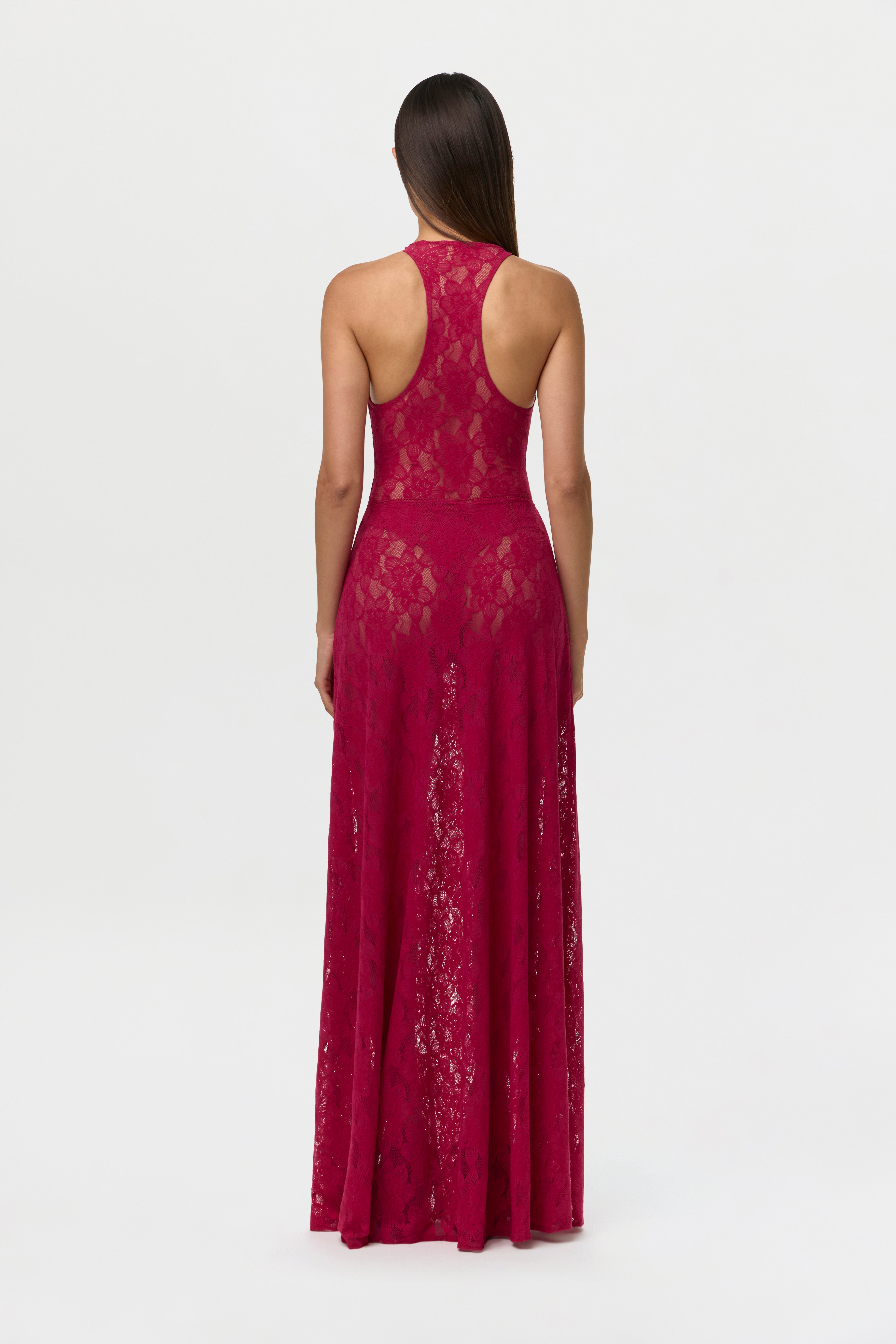 Stretch Lace Racerback Bodysuit – Naked Wardrobe