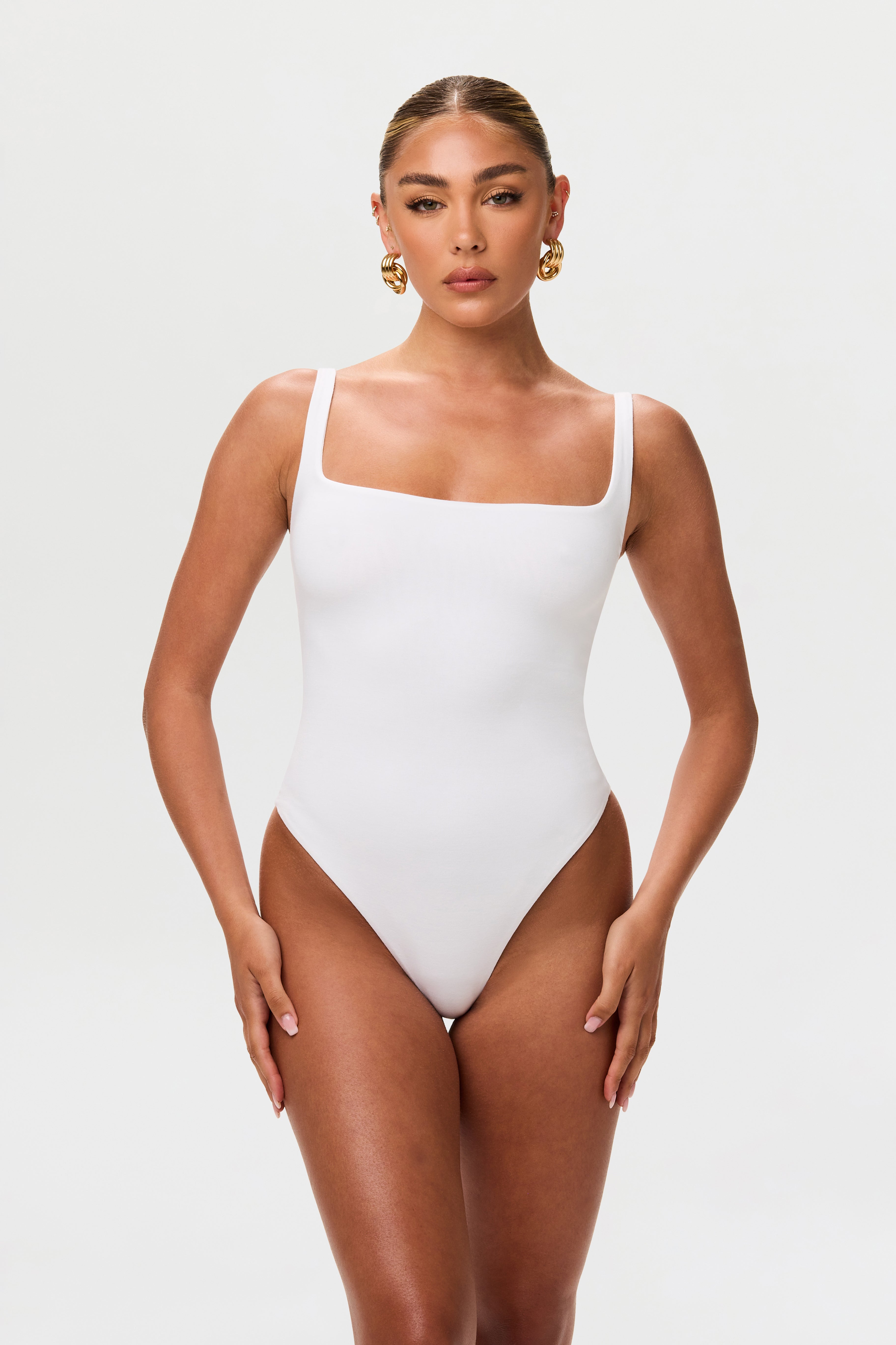 Smooth Square Tank Bodysuit