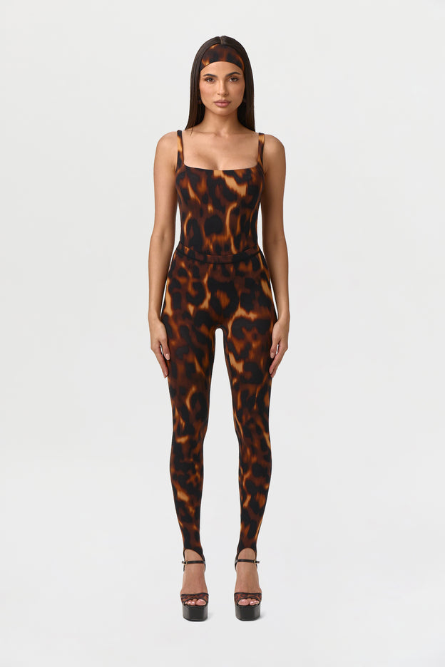Naked Print Stirrup Legging