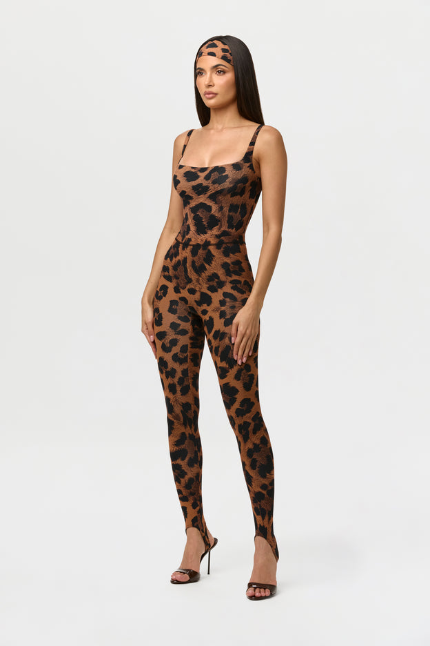Naked Print Stirrup Legging Petite