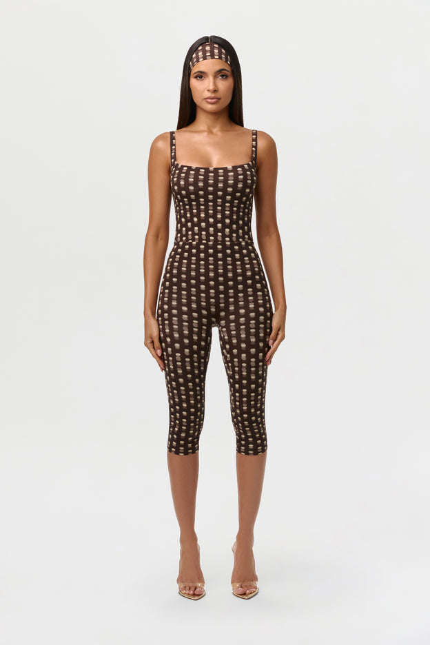 Naked Print Capri Legging