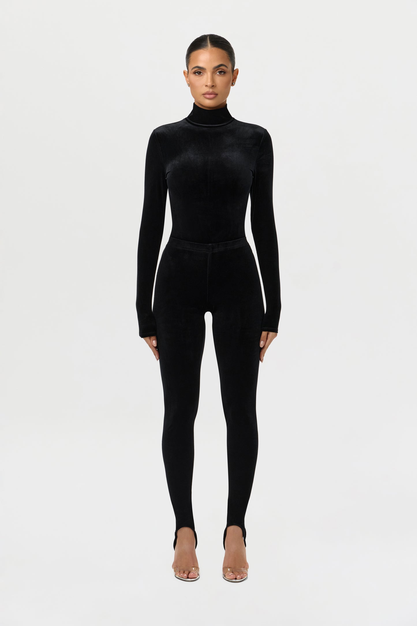 Velvet Stirrup Leggings