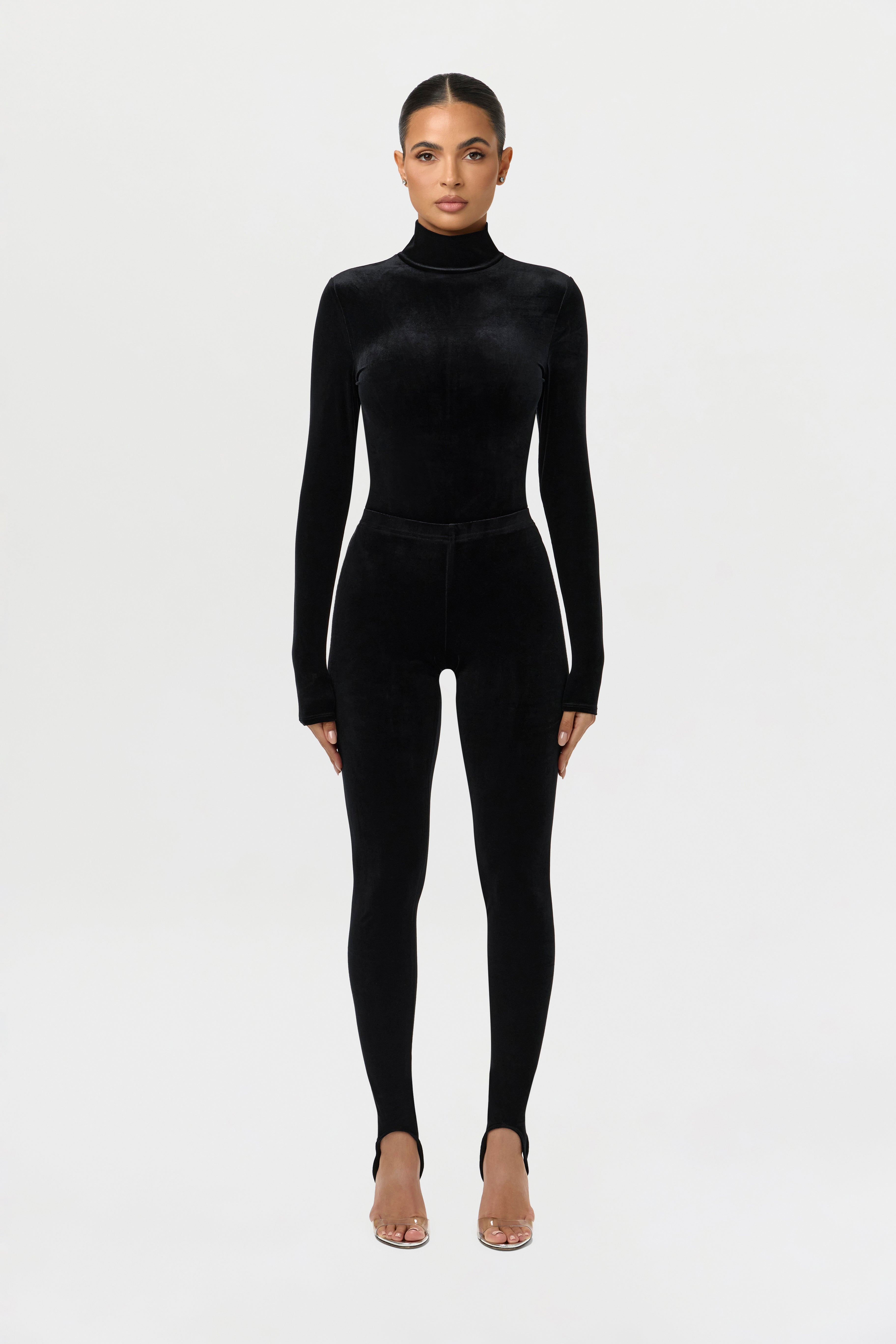 Velvet Stirrup Leggings