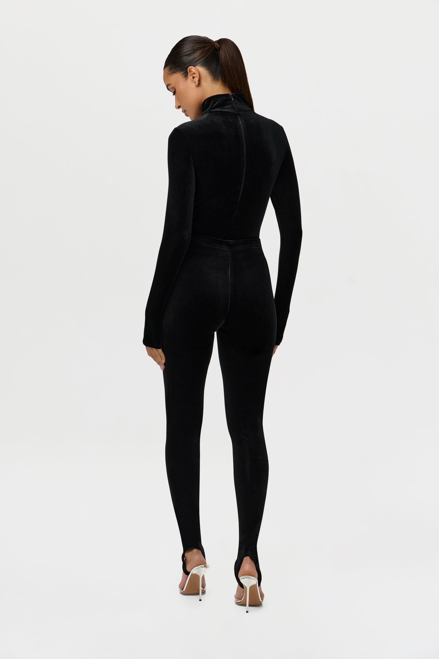 Velvet Stirrup Leggings