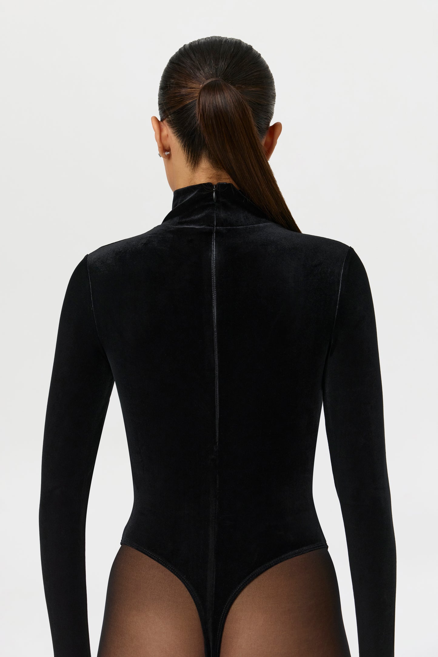 Velvet Turtleneck Bodysuit