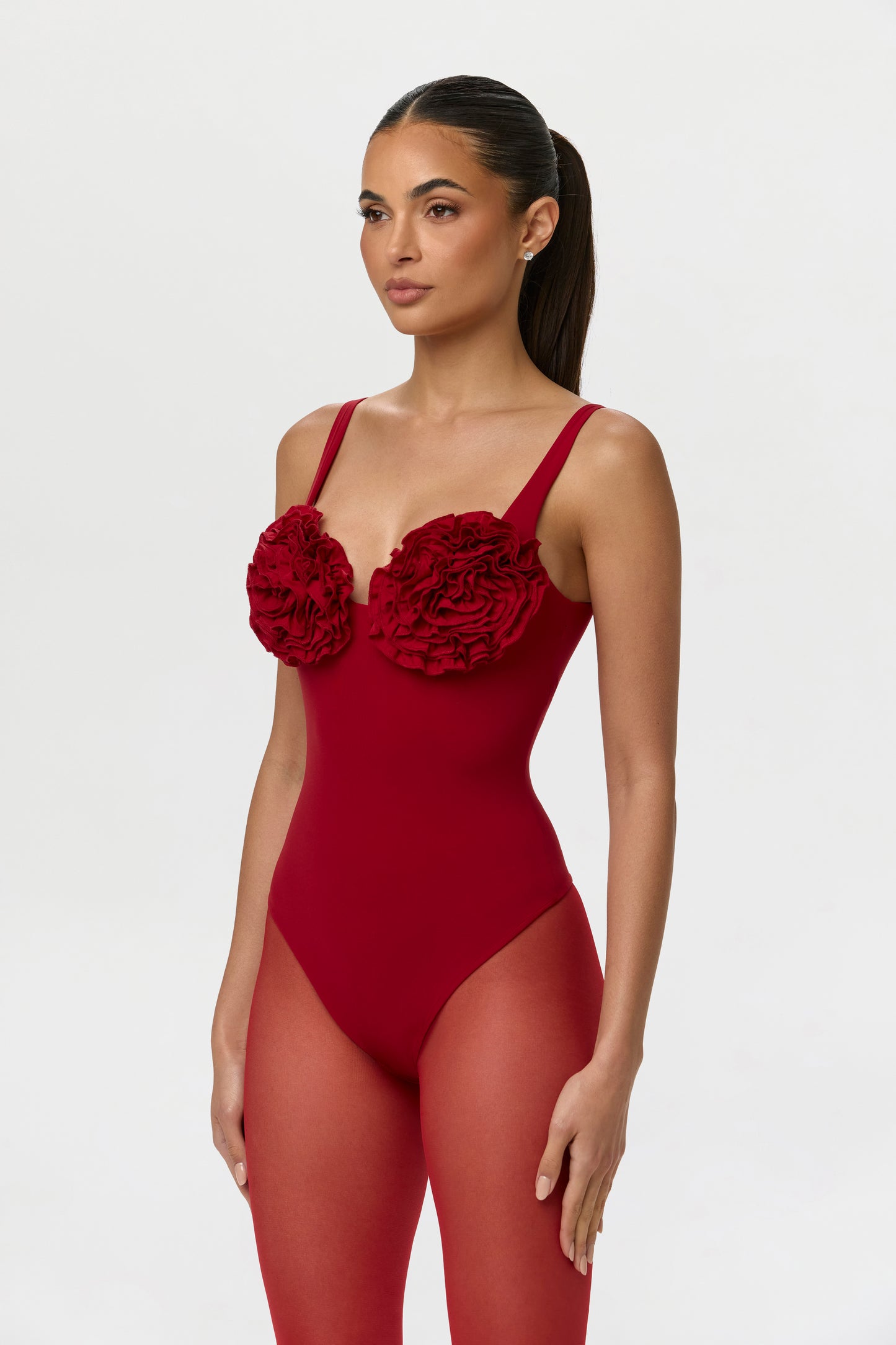 Naked Rose Tank Bodysuit