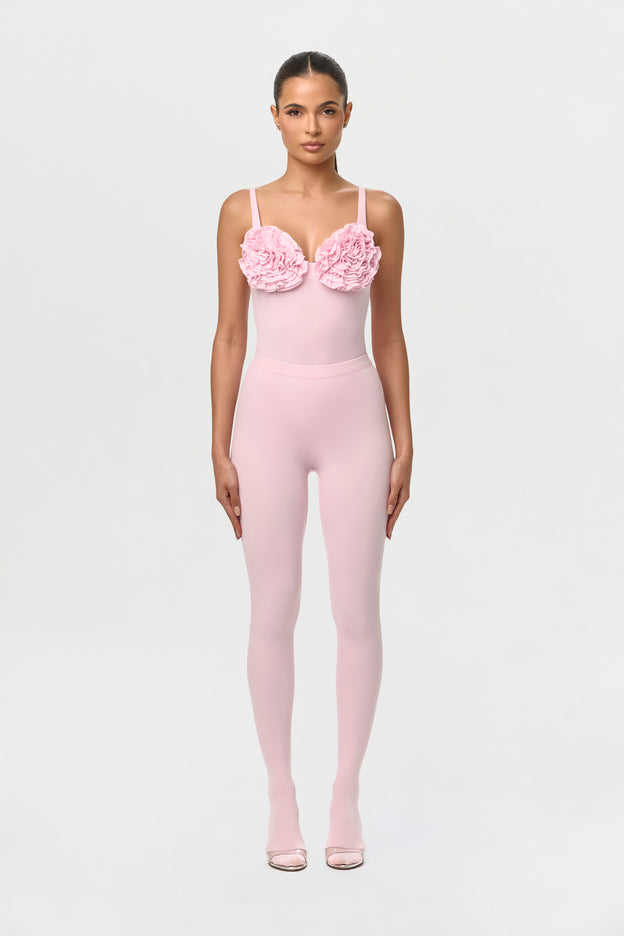 Naked Rose Tank Bodysuit