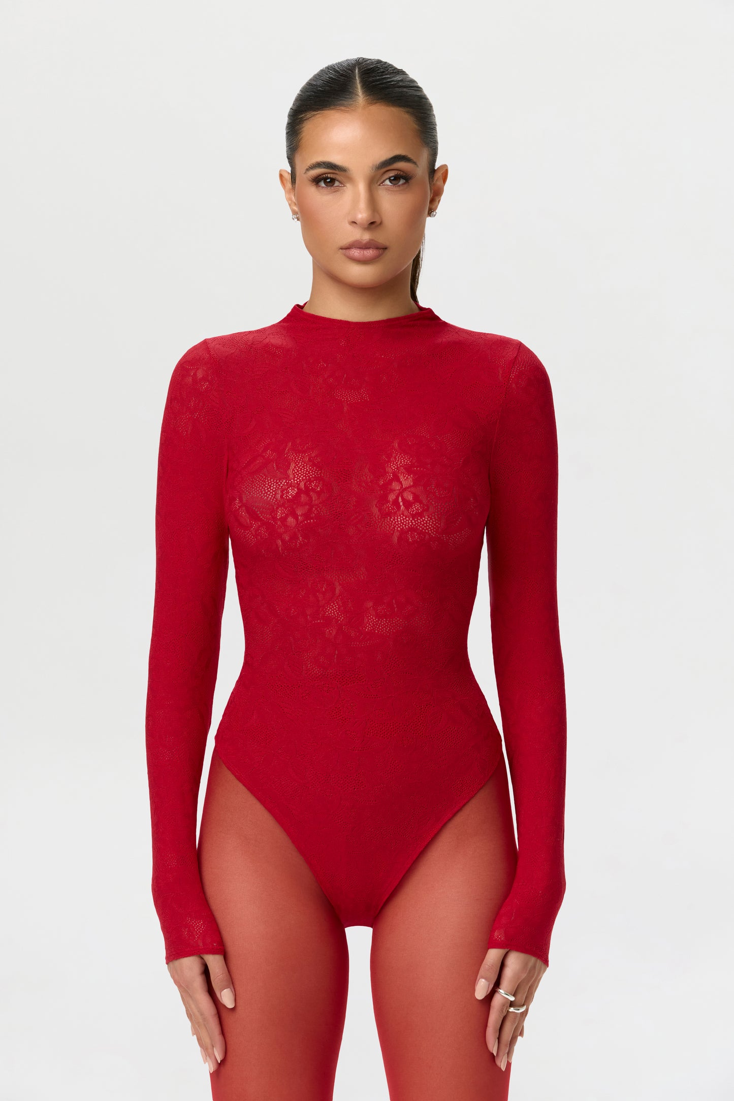 Stretch Lace Sculpt Bodysuit