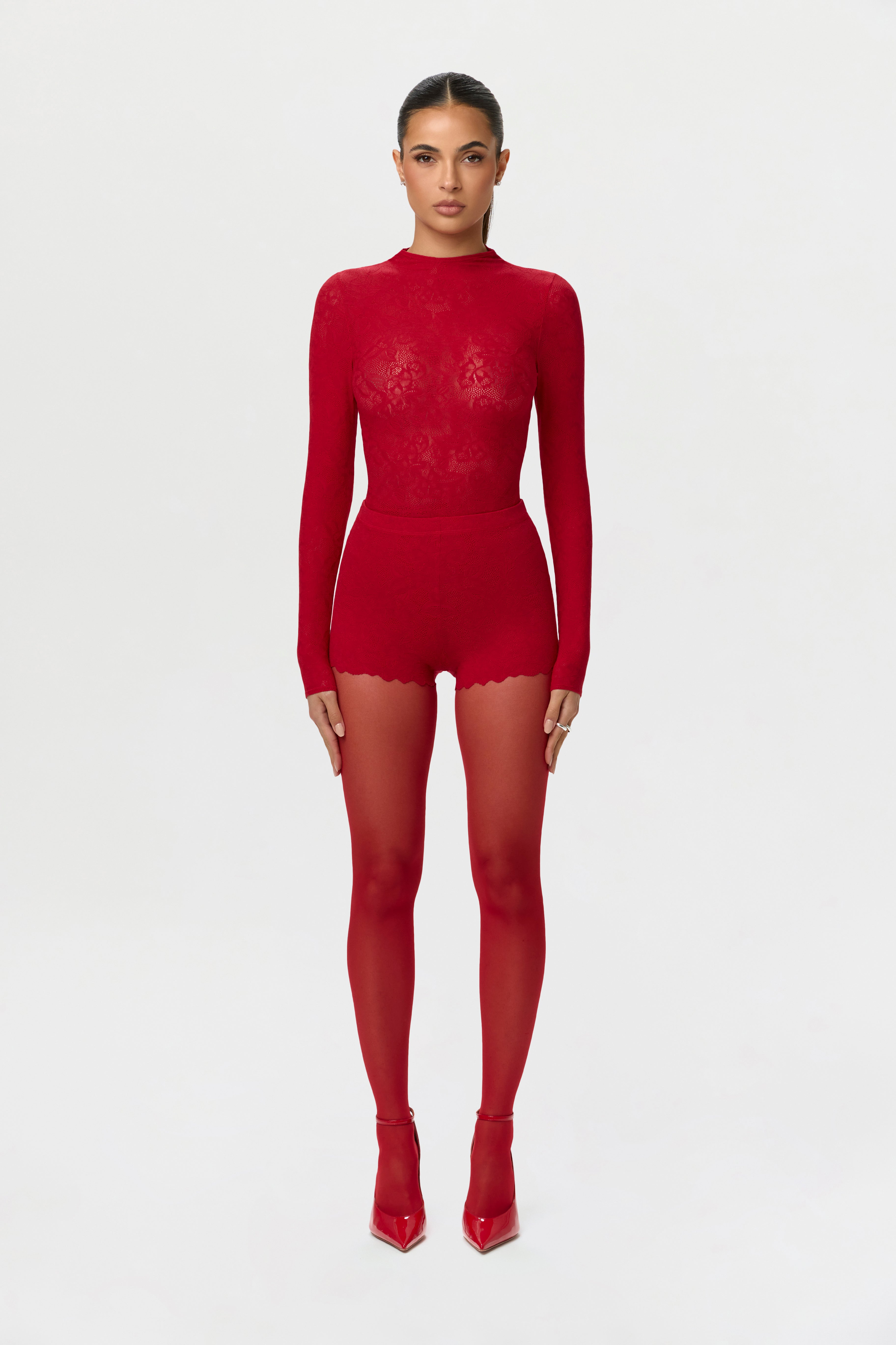 Stretch Lace Sculpt Bodysuit – Naked Wardrobe