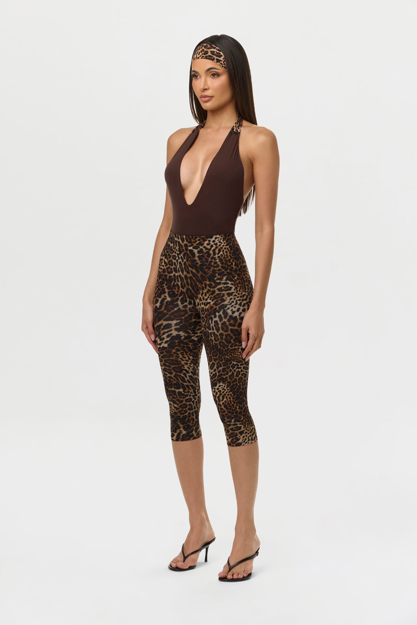 Naked Print Capri Legging