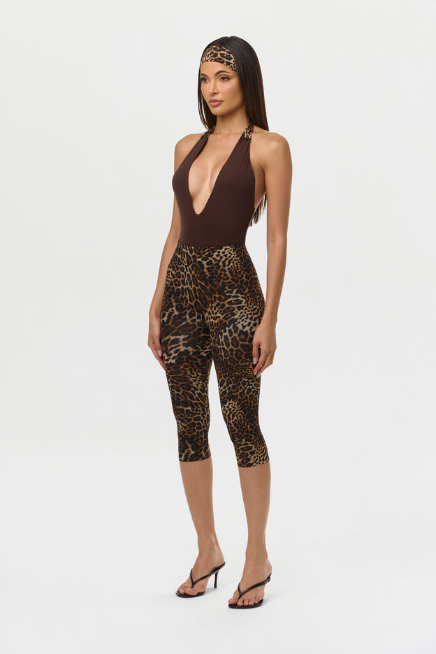 Naked Print Capri Legging