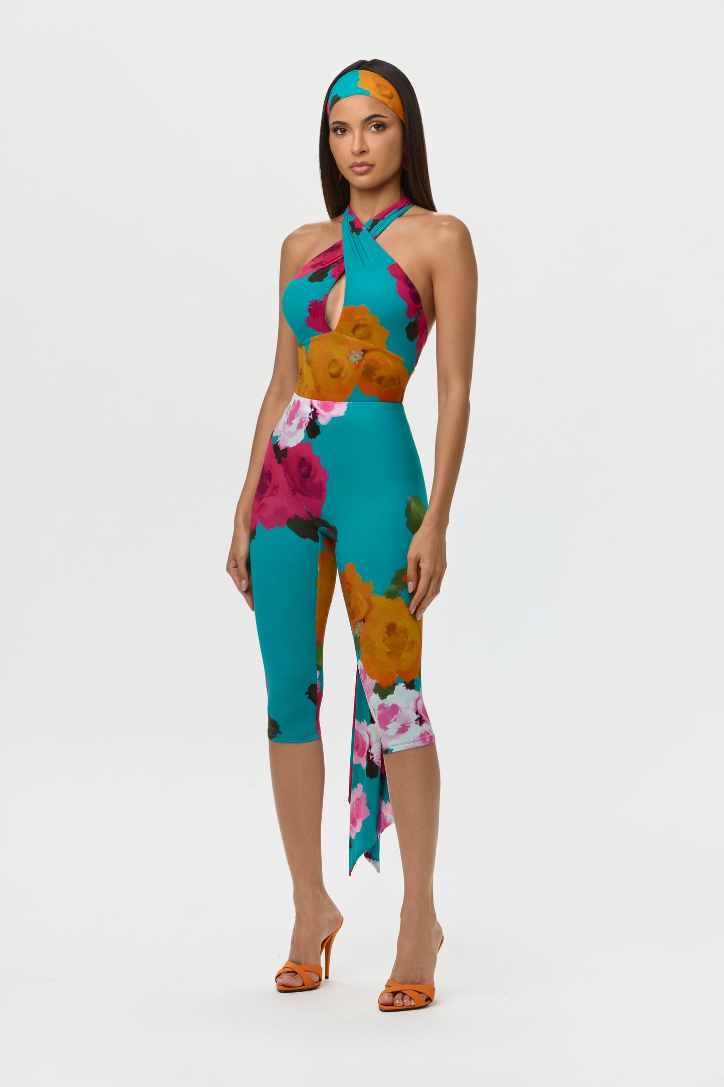 Naked Print Capri Legging