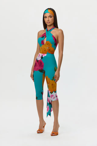 Naked Print Capri Legging