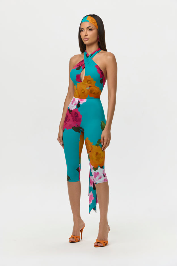 Naked Print Capri Legging