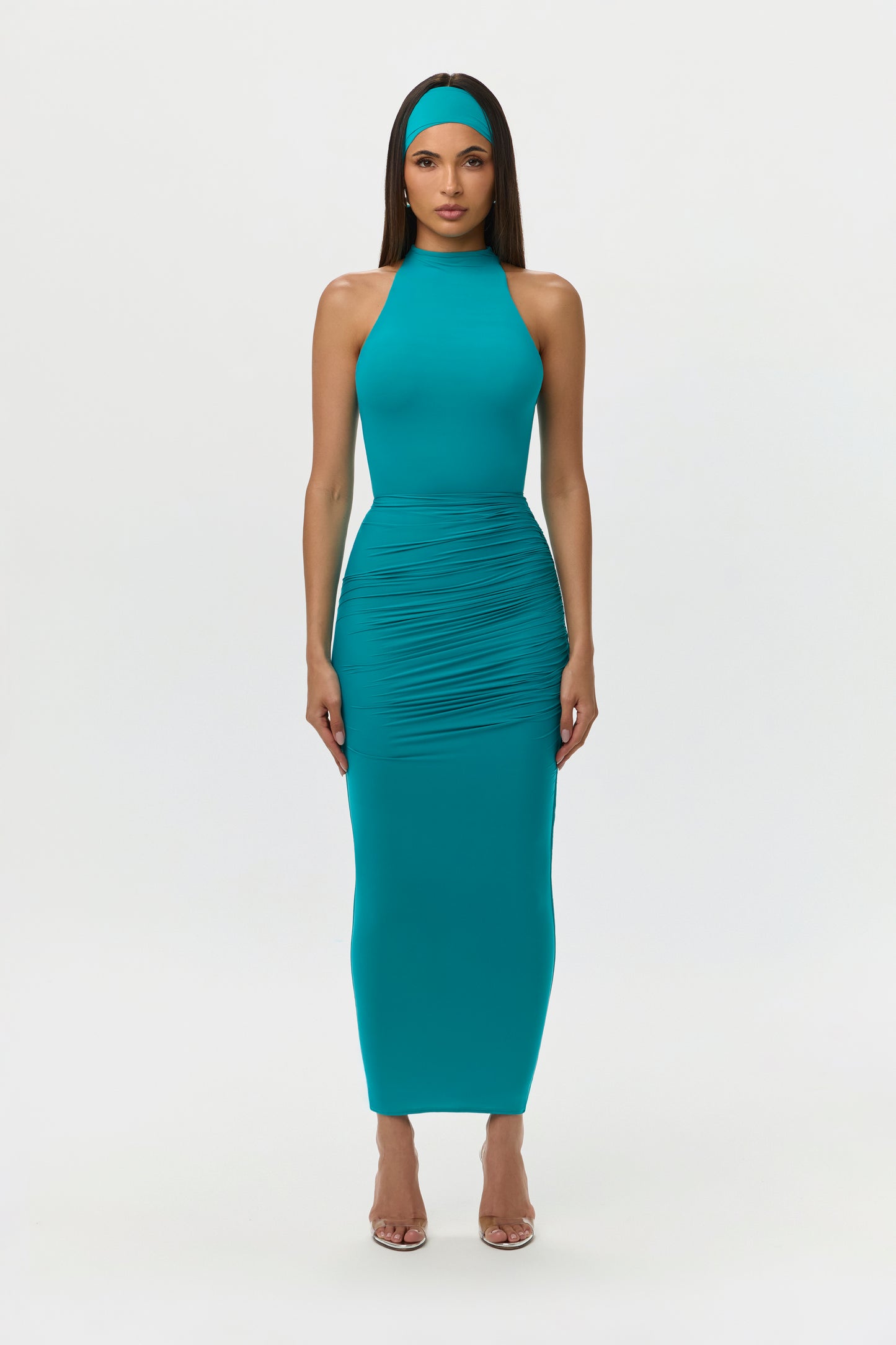Aqua Naked Maxi Skirt