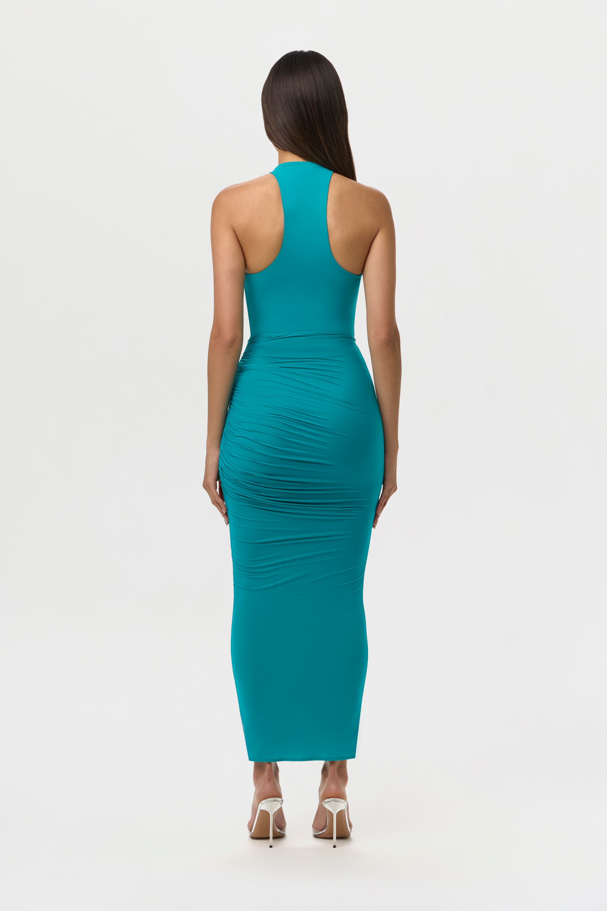Aqua Naked Racerback Bodysuit