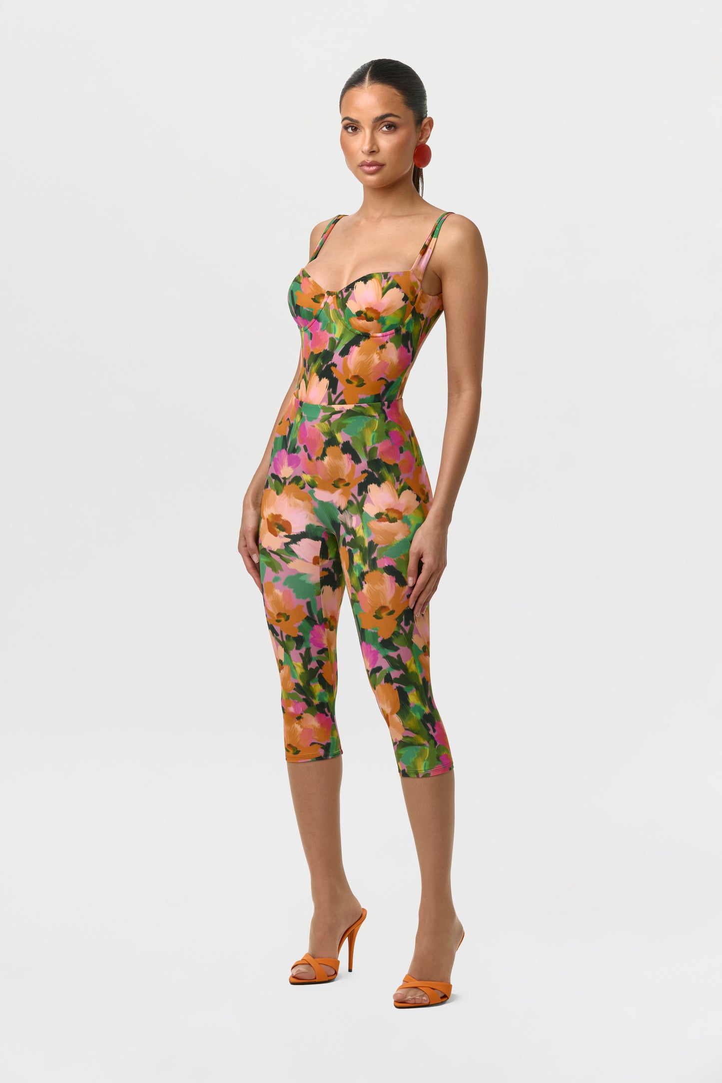 Naked Print Capri Legging