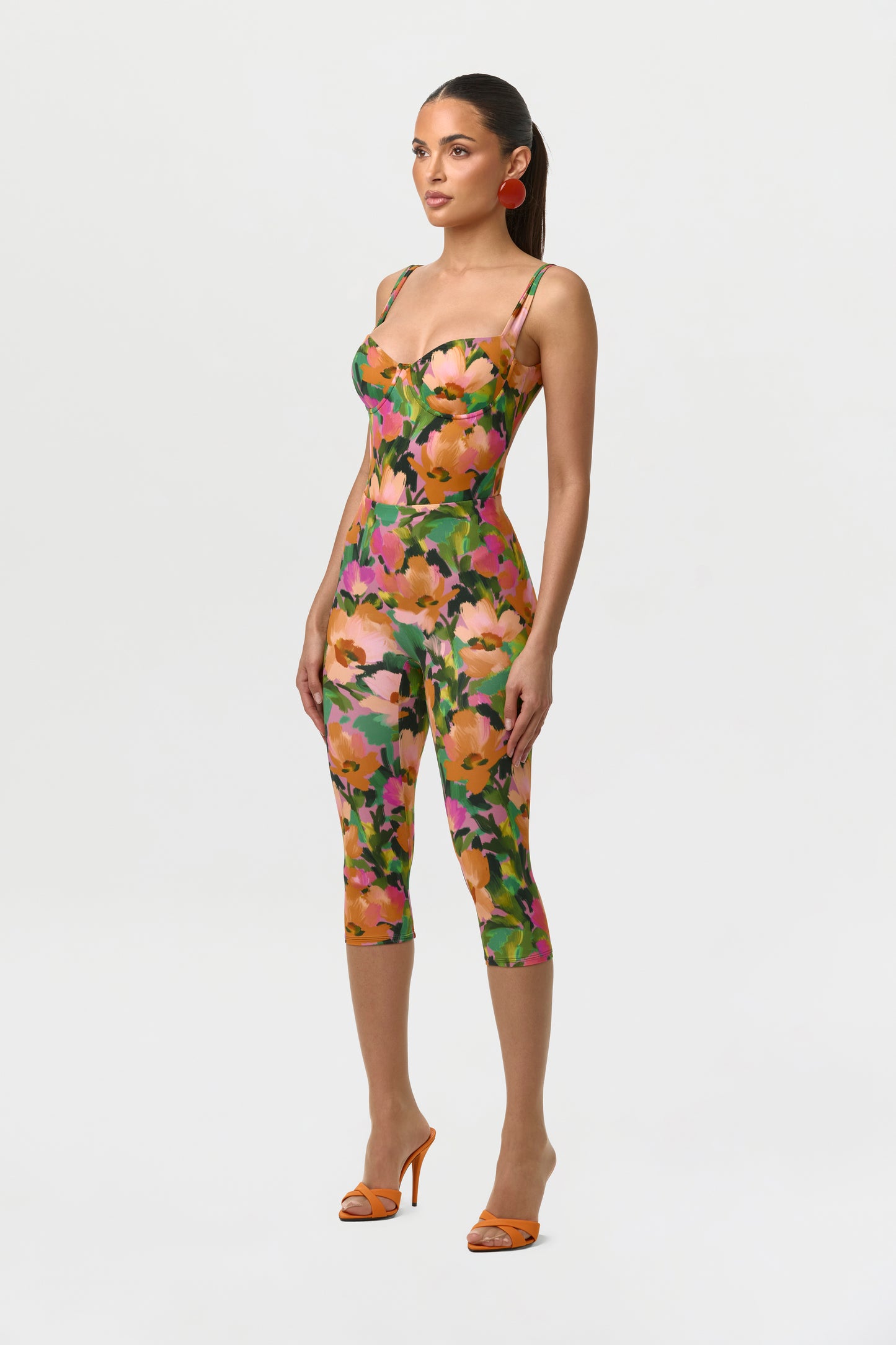 Naked Print Capri Legging