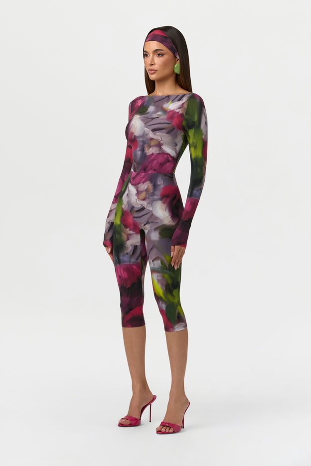 Naked Print Capri Legging
