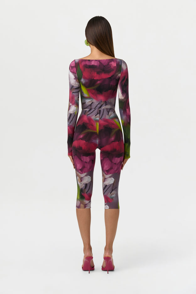 Naked Print Capri Legging