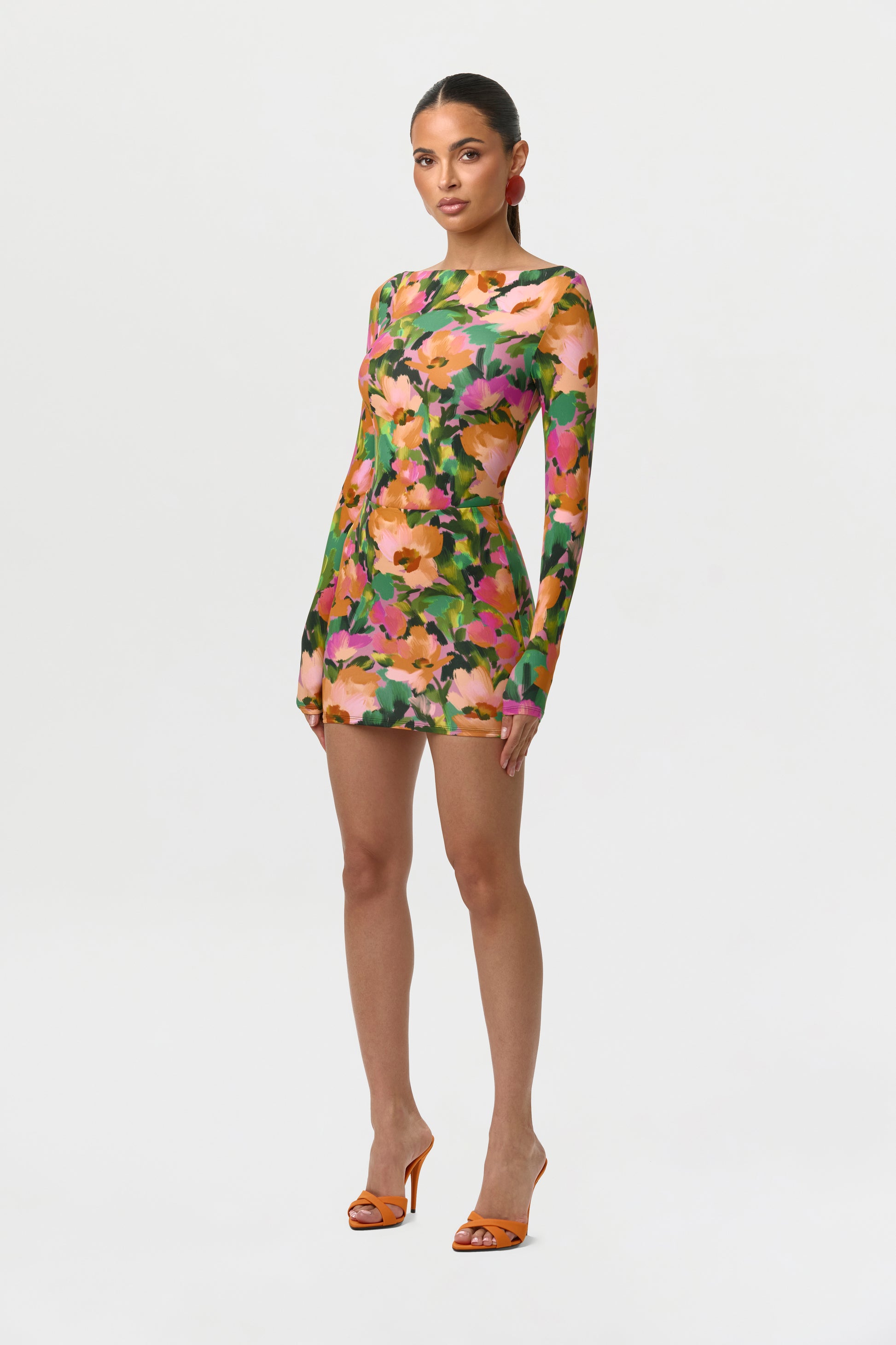 Naked Print Boatneck Bodysuit Naked Wardrobe Naked Print Boatneck Bodysuit Naked Wardrobe