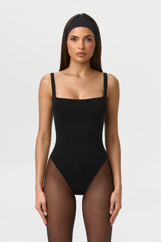 Naked Scoop Tank Bodysuit