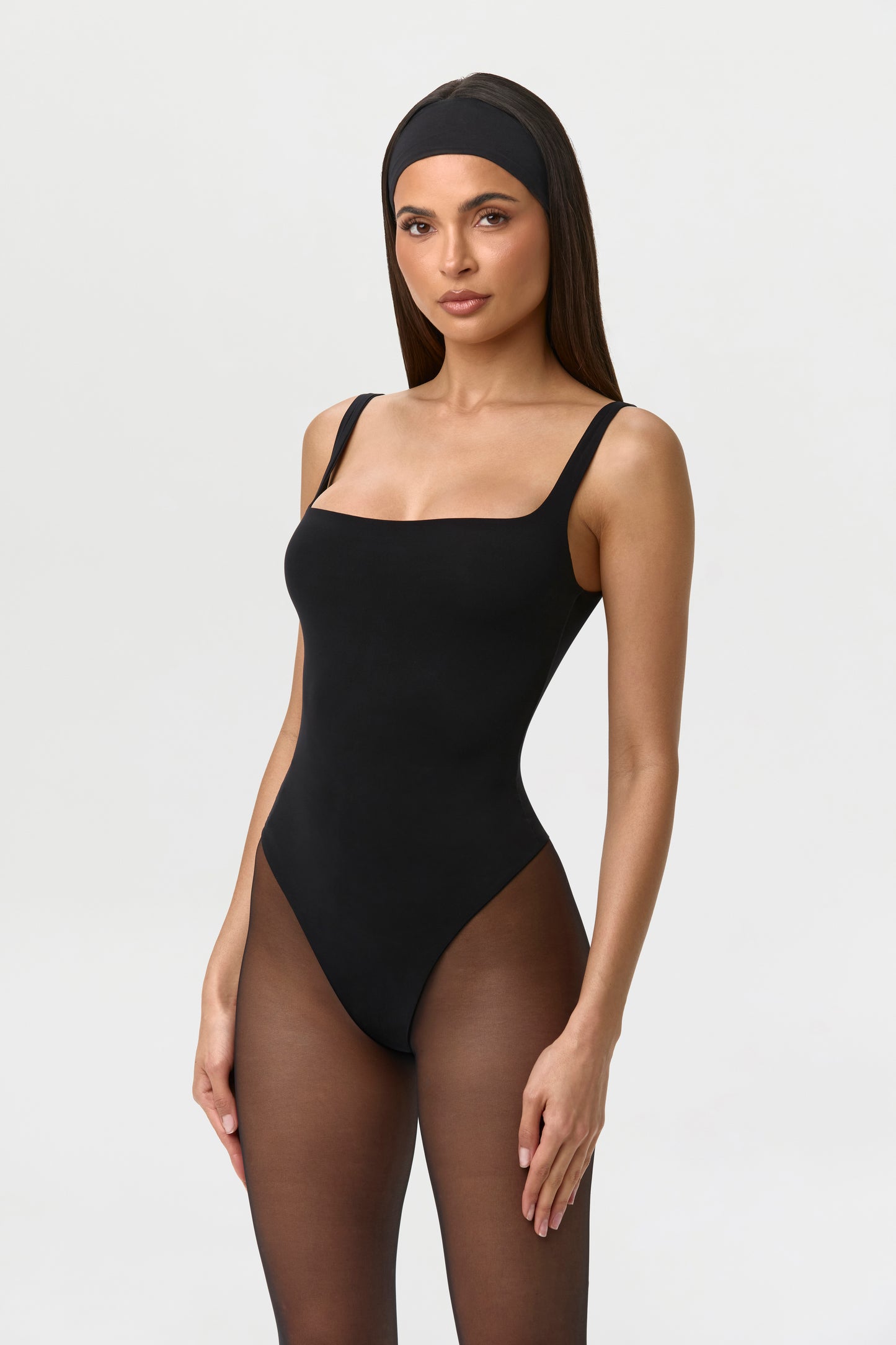 Naked Scoop Tank Bodysuit