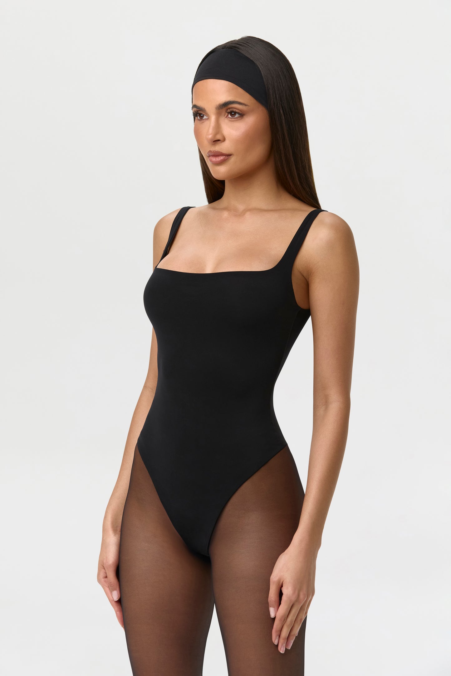 Naked Scoop Tank Bodysuit