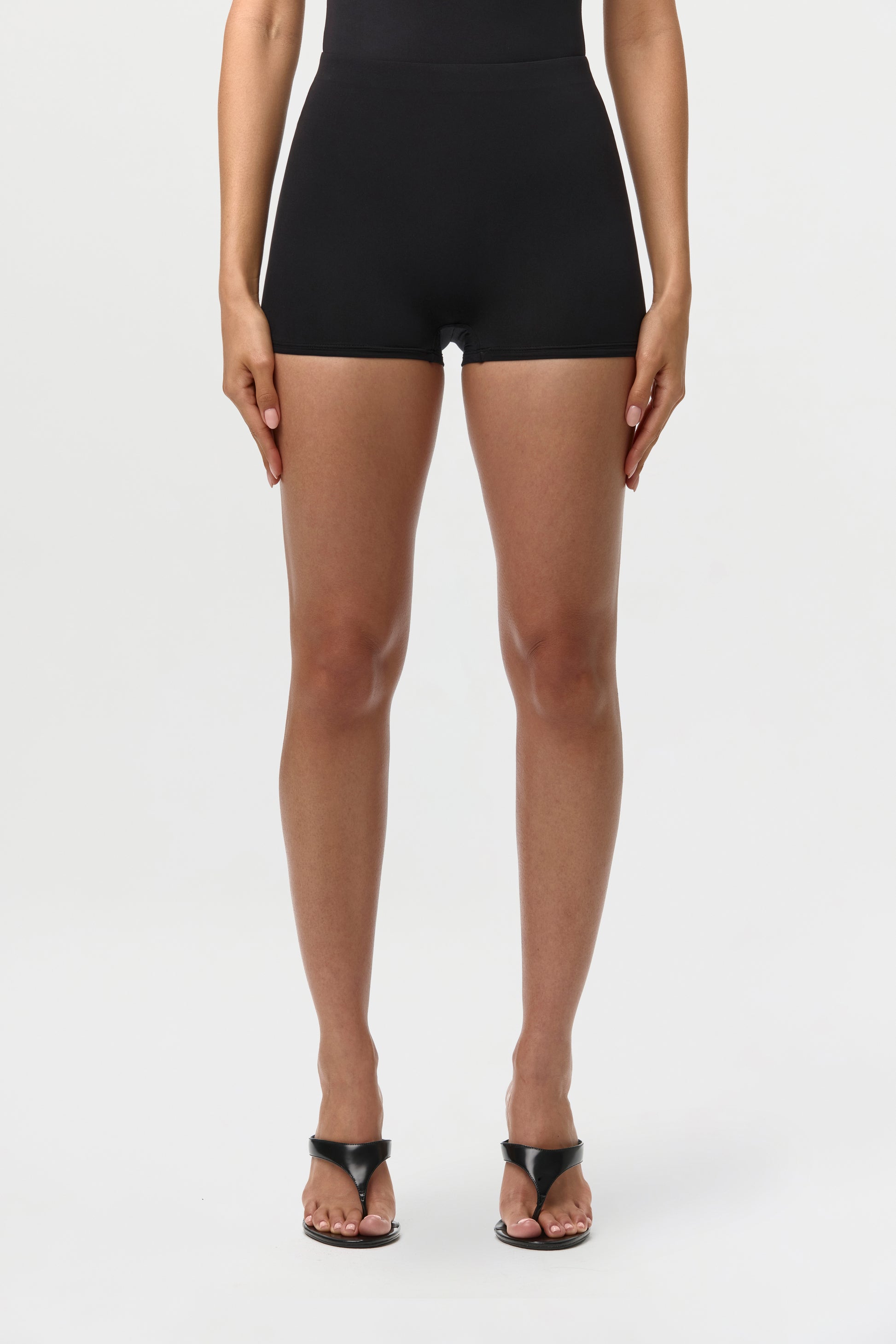 Black Naked Hot Pants