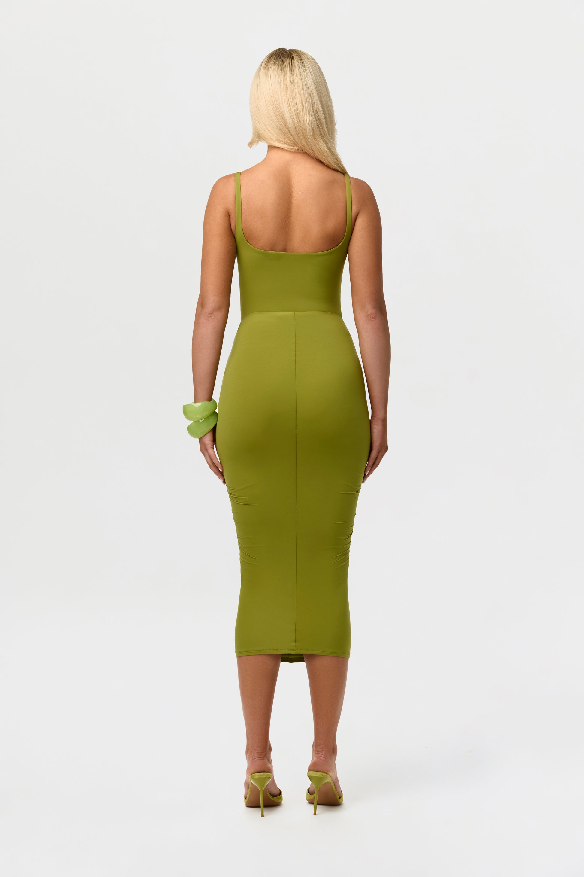 Naked Drape Midi Skirt