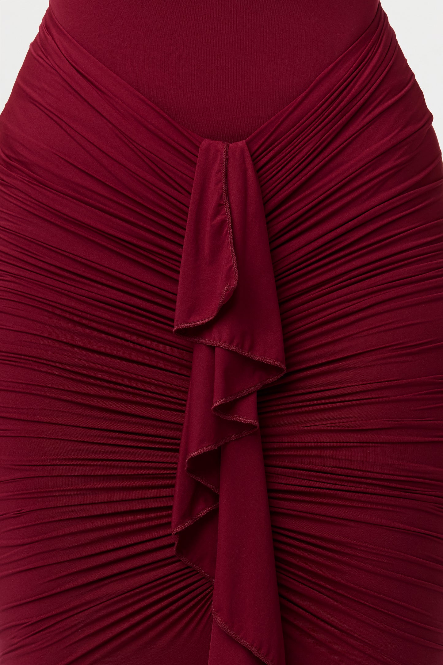 Naked Drape Midi Skirt