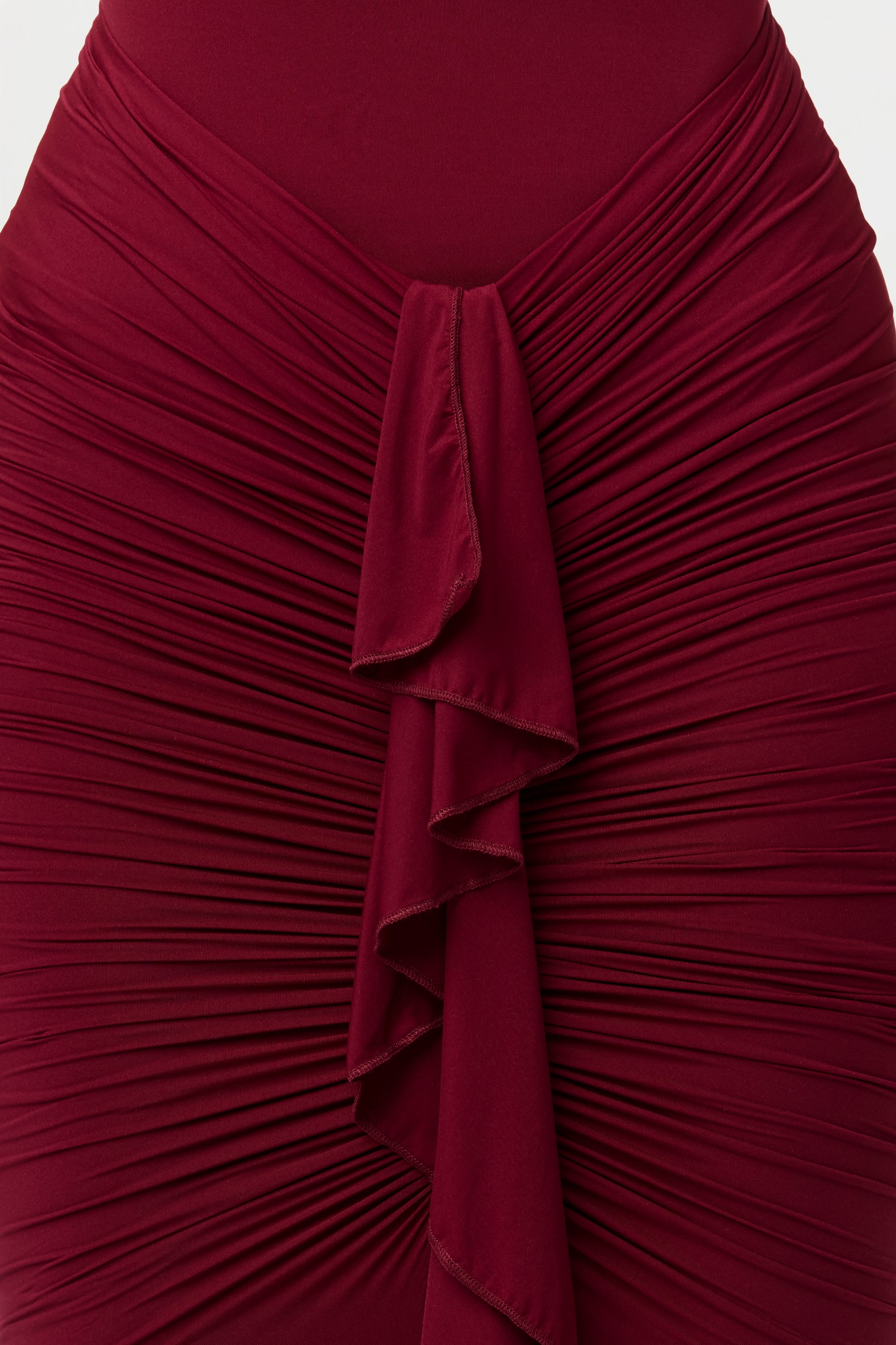 Naked Drape Midi Skirt