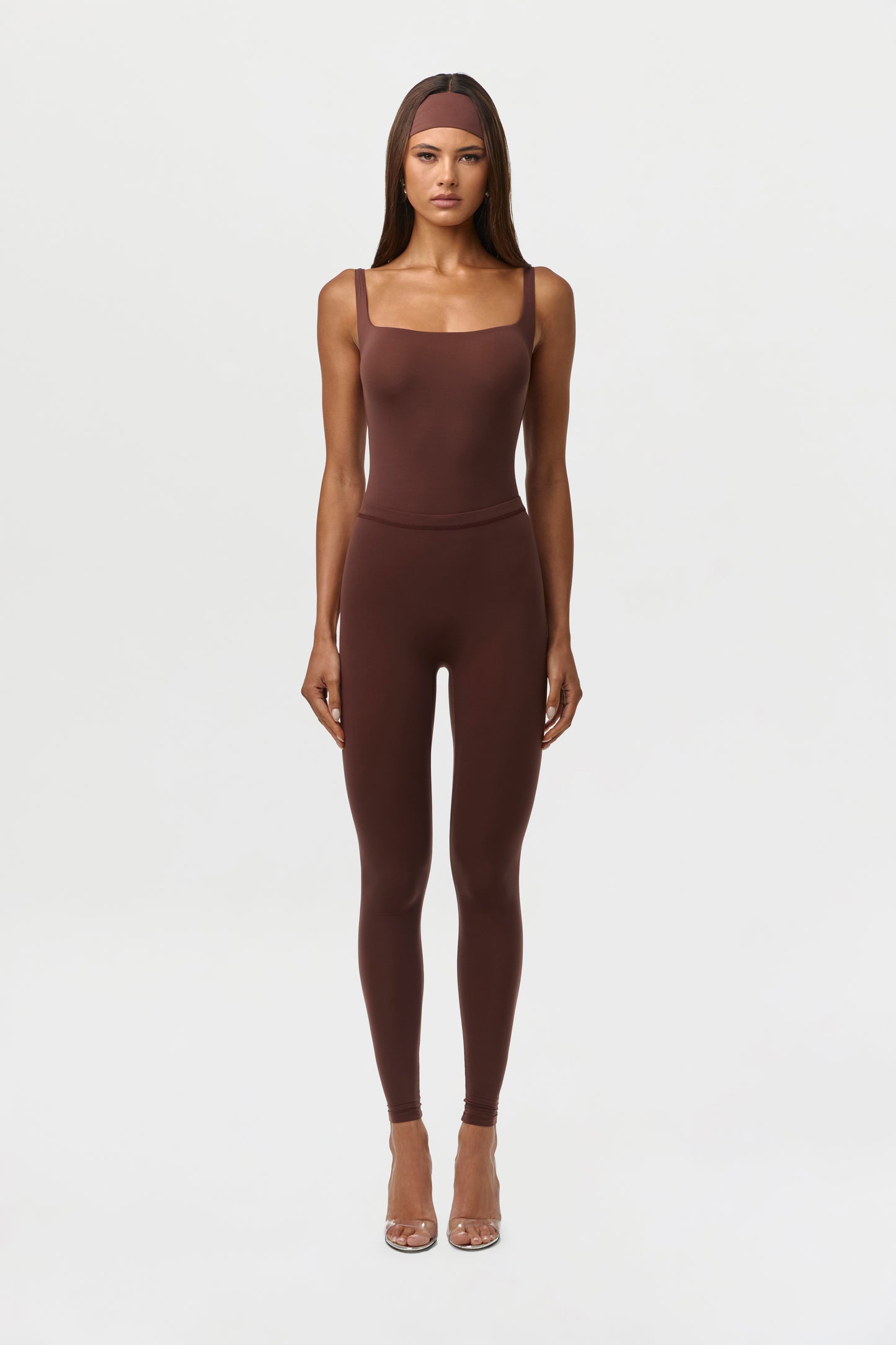 Naked Scoop Tank Bodysuit